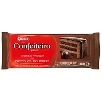Cobertura chocolate meio amargo Confeiteiro Harald 1,05kg