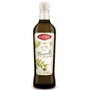 Azeite de oliva extra virgem monovarietal Manzanilla La Violetera 500ml