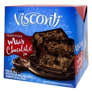 Panettone mais chocolate Visconti 450g