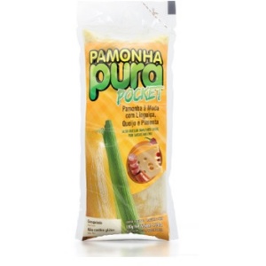 Pamonha à moda com linguiça, queijo e pimenta congelada Pamonha Pura 210g