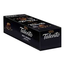 Chocolate mini Talento meio amargo amêndoas caixa c/ 15 unidades de 25g Chocolate mini Talento meio amargo amêndoas caixa c/ 15 unidades de 25g