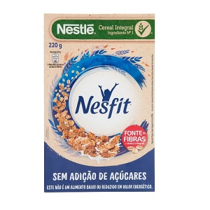 Cereal matinal integral sem adição de açucar Nesfit Nestlé 220g