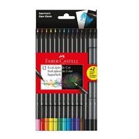 Lápis de cor Ecolápis Supersoft Faber Castell 12 cores