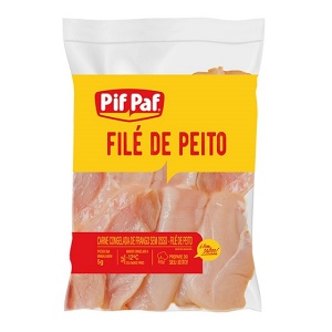 Filé de peito de frango congelado Pif Paf 700g