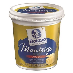 Manteiga com sal Batavo 500g