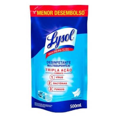 Desinfetante Lysol Pureza do Algodão sachê 500ml