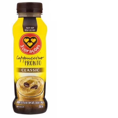 Bebida Láctea Cappuccino Clássico Três Corações 260ml Bebida Láctea Cappuccino Clássico Três Corações 260ml