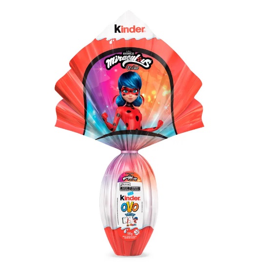 Ovo De Páscoa Kinder Maxi Ferreiro Lady Bug Miraculous 100g Ovo De Páscoa Kinder Maxi Ferreiro Lady Bug Miraculous 100g