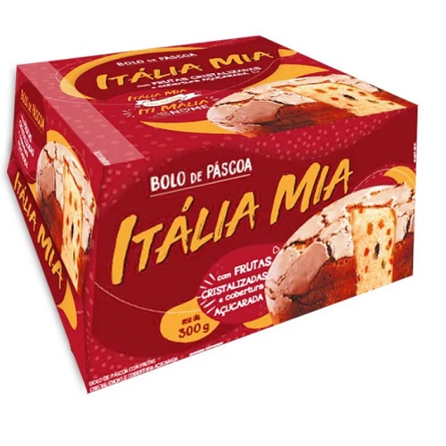 Bolo de Páscoa Itália Mia Frutas Cristalizadas 300g