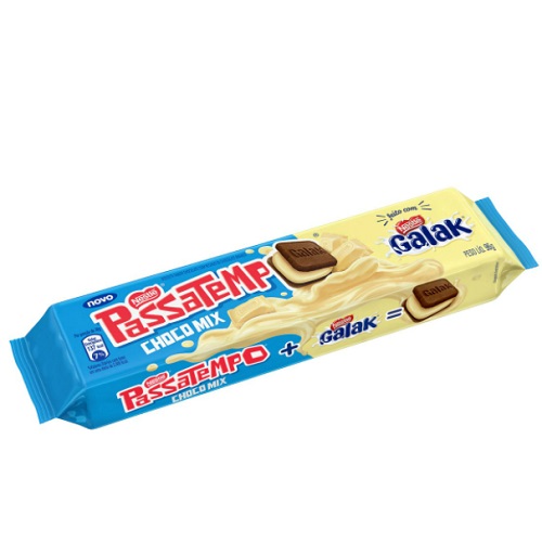 Biscoito Recheado Choco Mix Galak Passatempo Nestlé 96g Biscoito Recheado Choco Mix Galak Passatempo Nestlé 96g