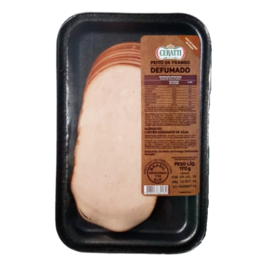 Peito de Frango Defumado fatiado Ceratti 170g Peito de Frango Defumado fatiado Ceratti 170g