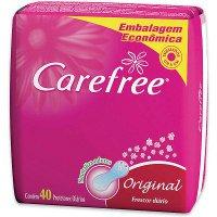 Protetor diário Carefree original frescor  (40 unid.)