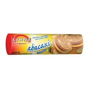 Mini biscoito recheado abacaxi Liane 65g.