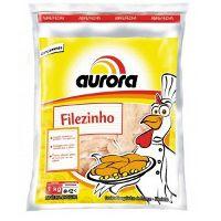 Filézinho de peito de frango sassami Aurora 1kg.